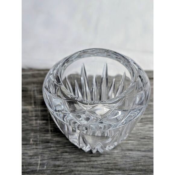 Set Princess House HIGHLIGHTS #872 Lead Crystal 3.25" Votive Candle Holder Vase - Picture 7 of 10